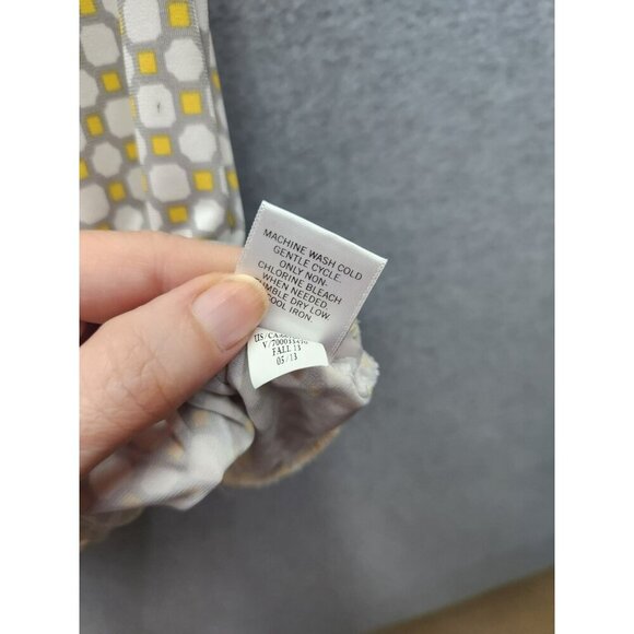 Banana Republic Sleeveless Cowl Neck Top Geometric Print Large - Picture 4 of 5